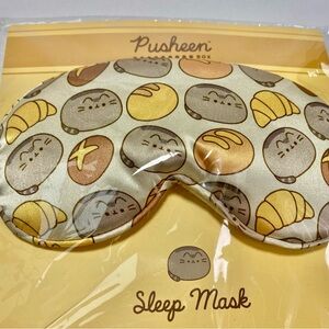 Pusheen Gold and Gray Sleep Mask